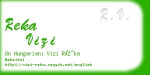 reka vizi business card